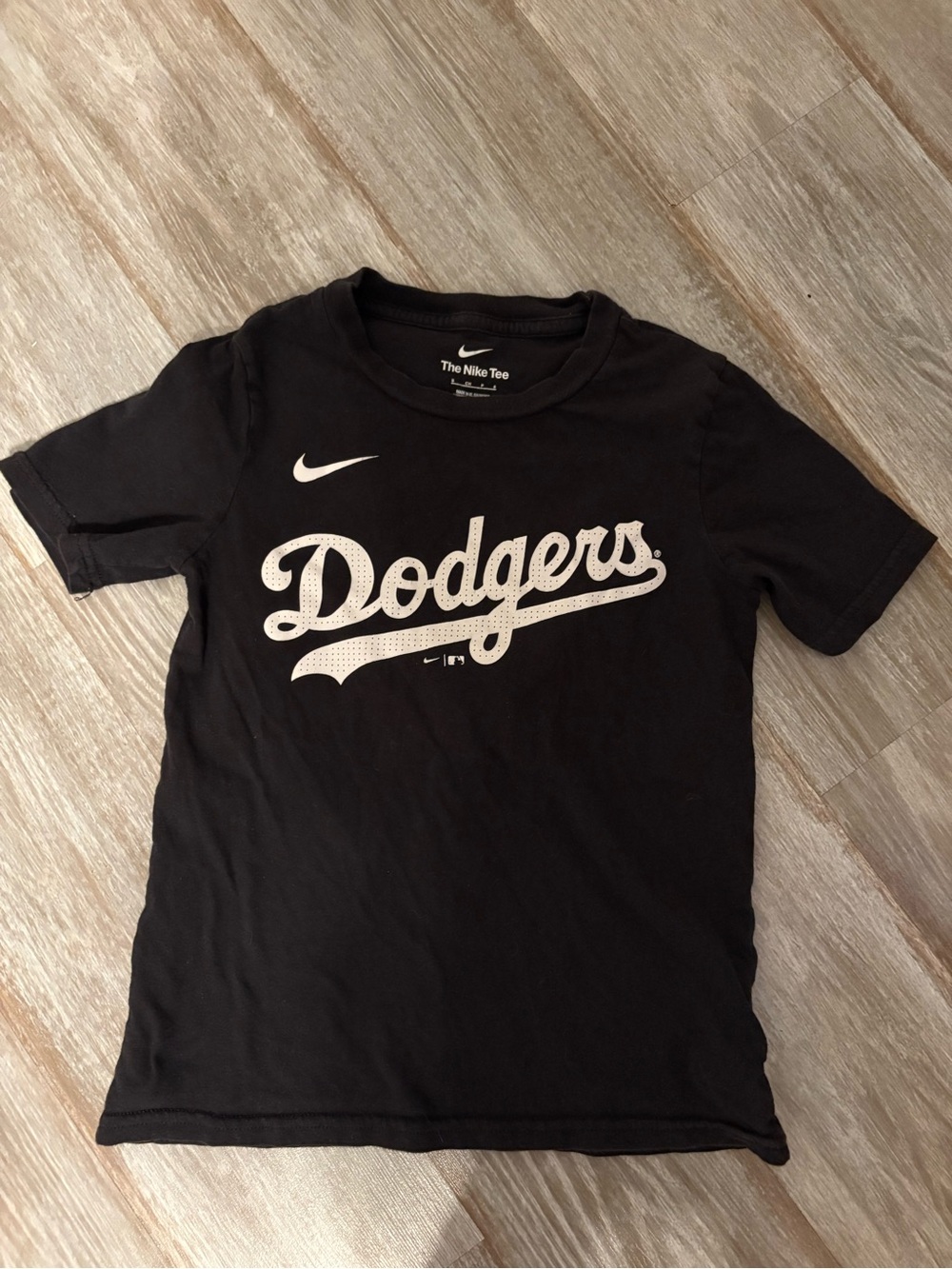 Nike Kids Dodgers Script Tee - Black & White